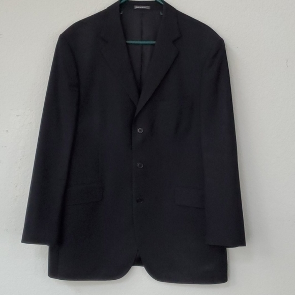 Men's Black Ermengildo Zegna Suit Jacket Saks 5th Avenue 42R‎